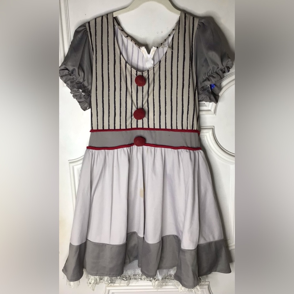 Clown Doll Halloween Costume dress Size L/XL